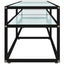 tv-bord 160x40x40,5 cm hærdet glas marmoreffekt hvid
