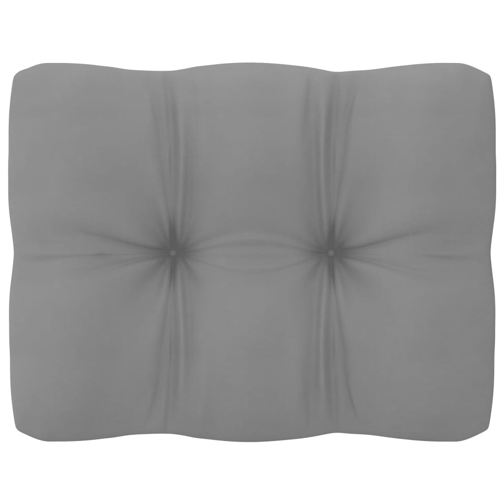 loungesæt til haven 9 dele med hynder massivt fyrretræ