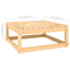 loungesæt til haven 10 dele med hynder massivt fyrretræ