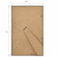 billedrammer 3 stk. til bord 13x18 cm MDF sølvfarvet