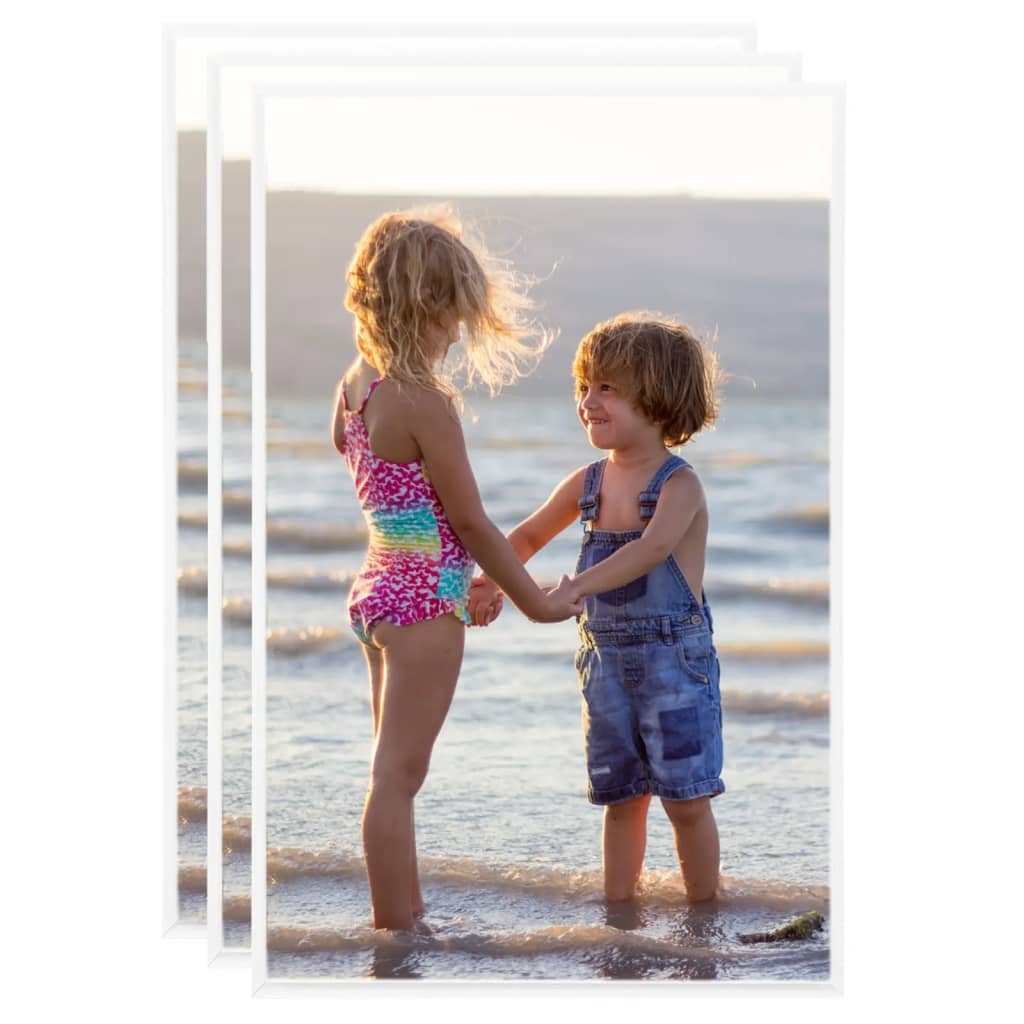 billedrammer 3 stk. til bord 13x18 cm MDF hvid