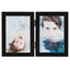 folderamme til 2 billeder 2x(13x18 cm) sort