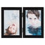 folderamme til 2 billeder 2x(21x29,7 cm) sort