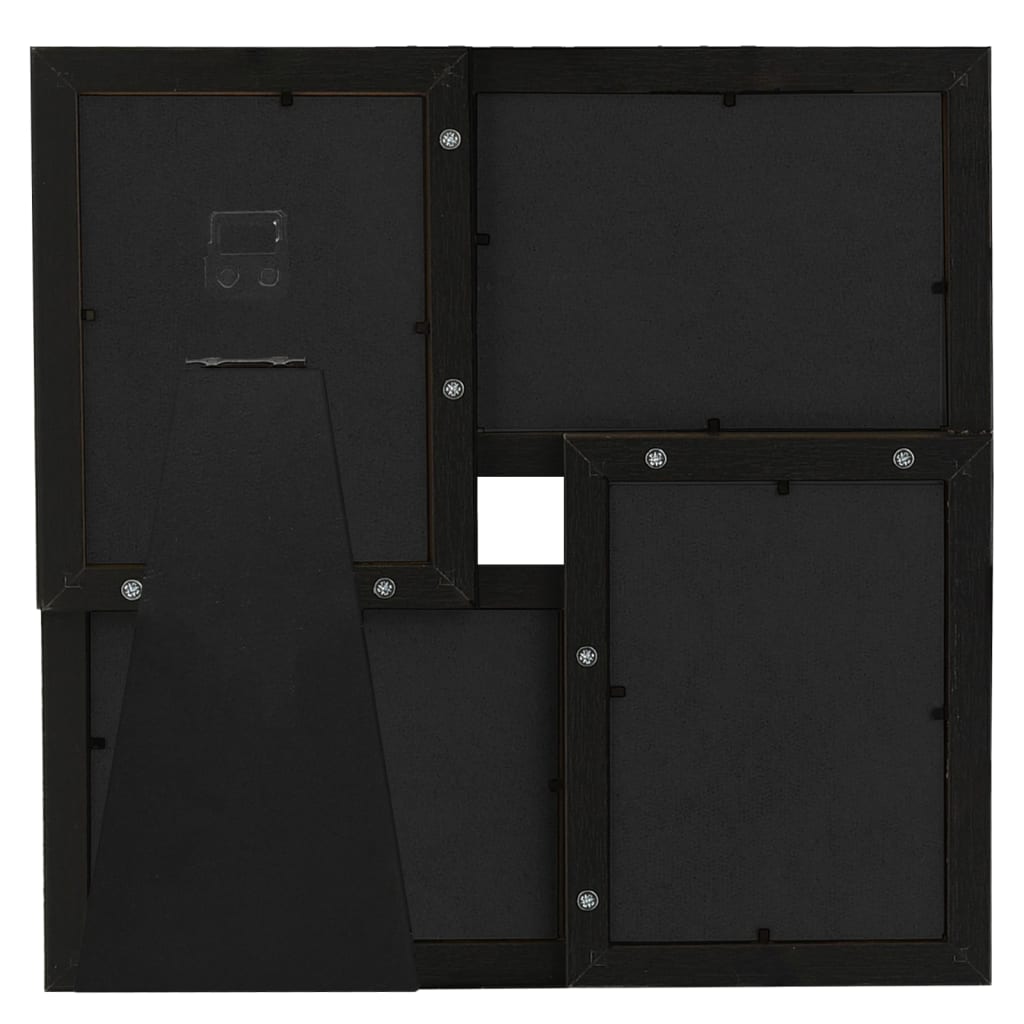 billedramme til 4x(10x15 cm) billeder MDF sort