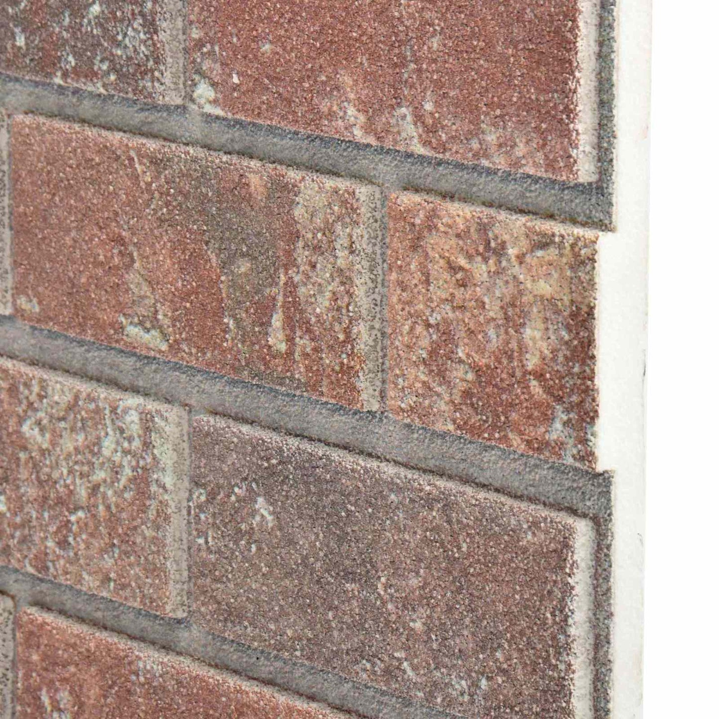 Vægpaneler 10 pcs Mørkebrun og Grå 100 x 50 cm EPS Skum