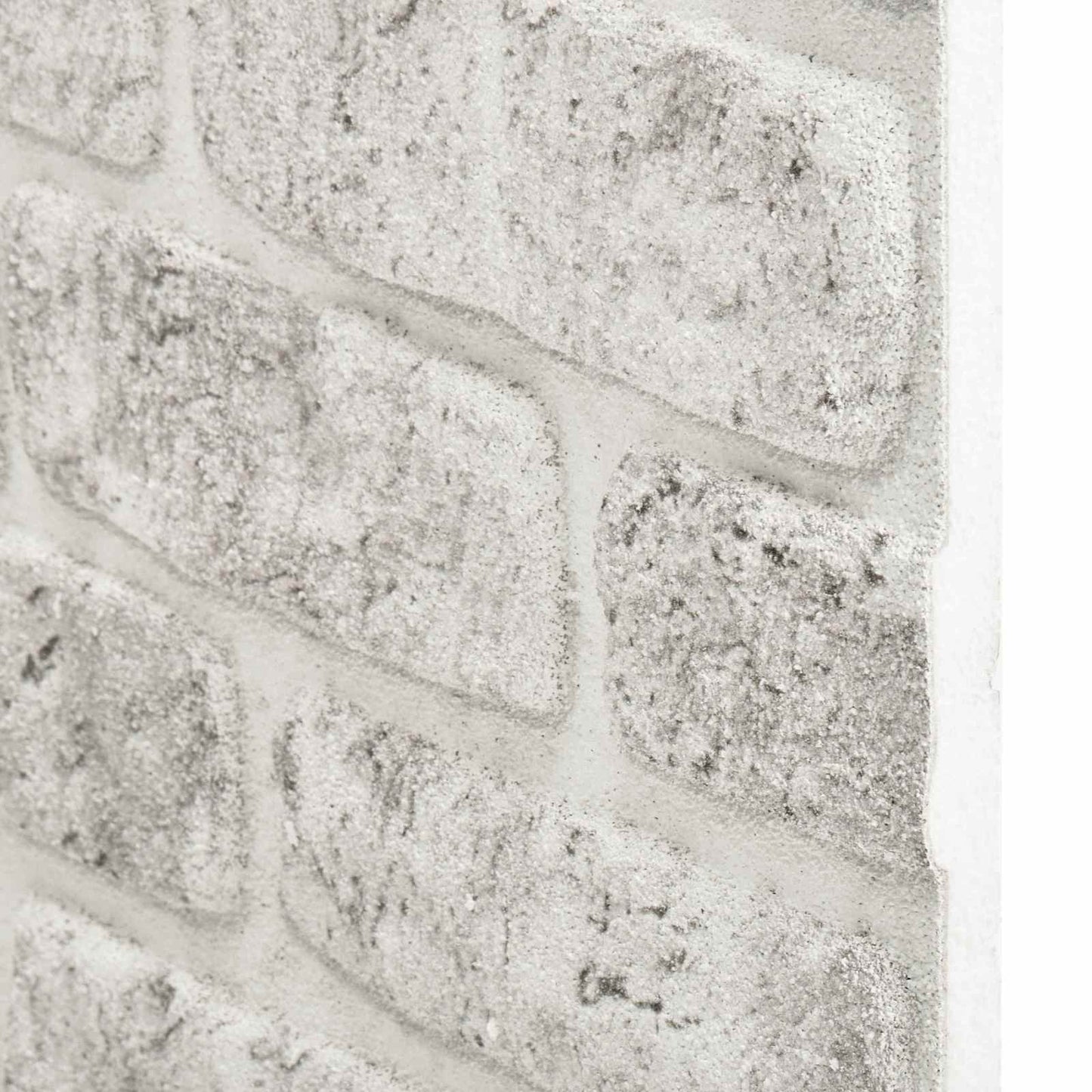 Vægpaneler 10 pcs Lysegrå 100 x 50 cm EPS Skum