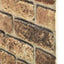 Vægpaneler 10 pcs Mørk Sand 100 x 50 cm EPS Skum