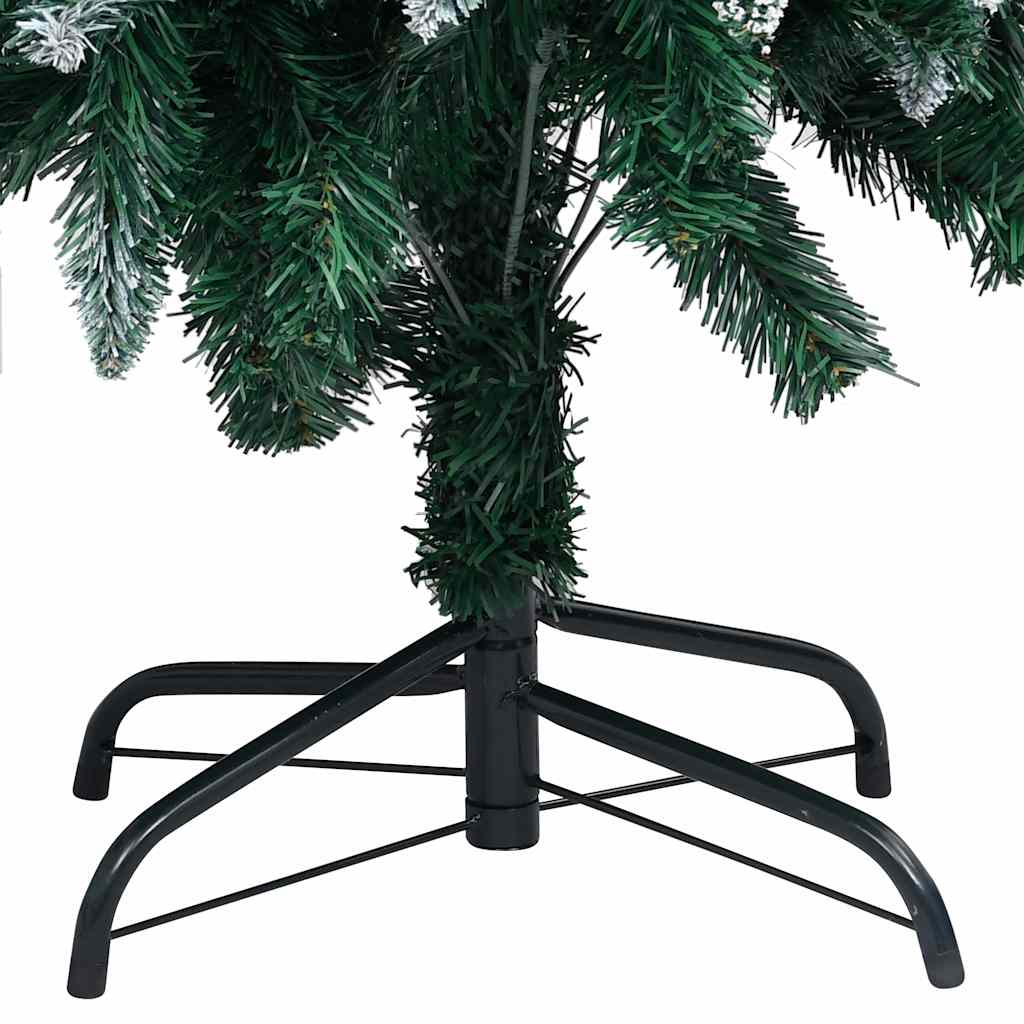 kunstigt juletræ med LED og kuglesæt og fyrrekogler 240 cm