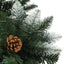 kunstigt juletræ med lys 210 cm