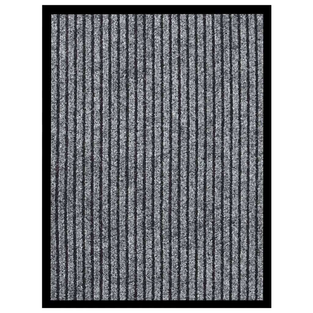 dørmåtte 40x60 cm stribet grå