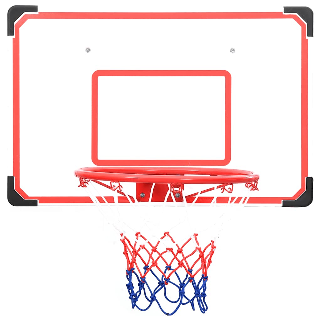 vægmonteret basketballkurv med plade 5 dele billede