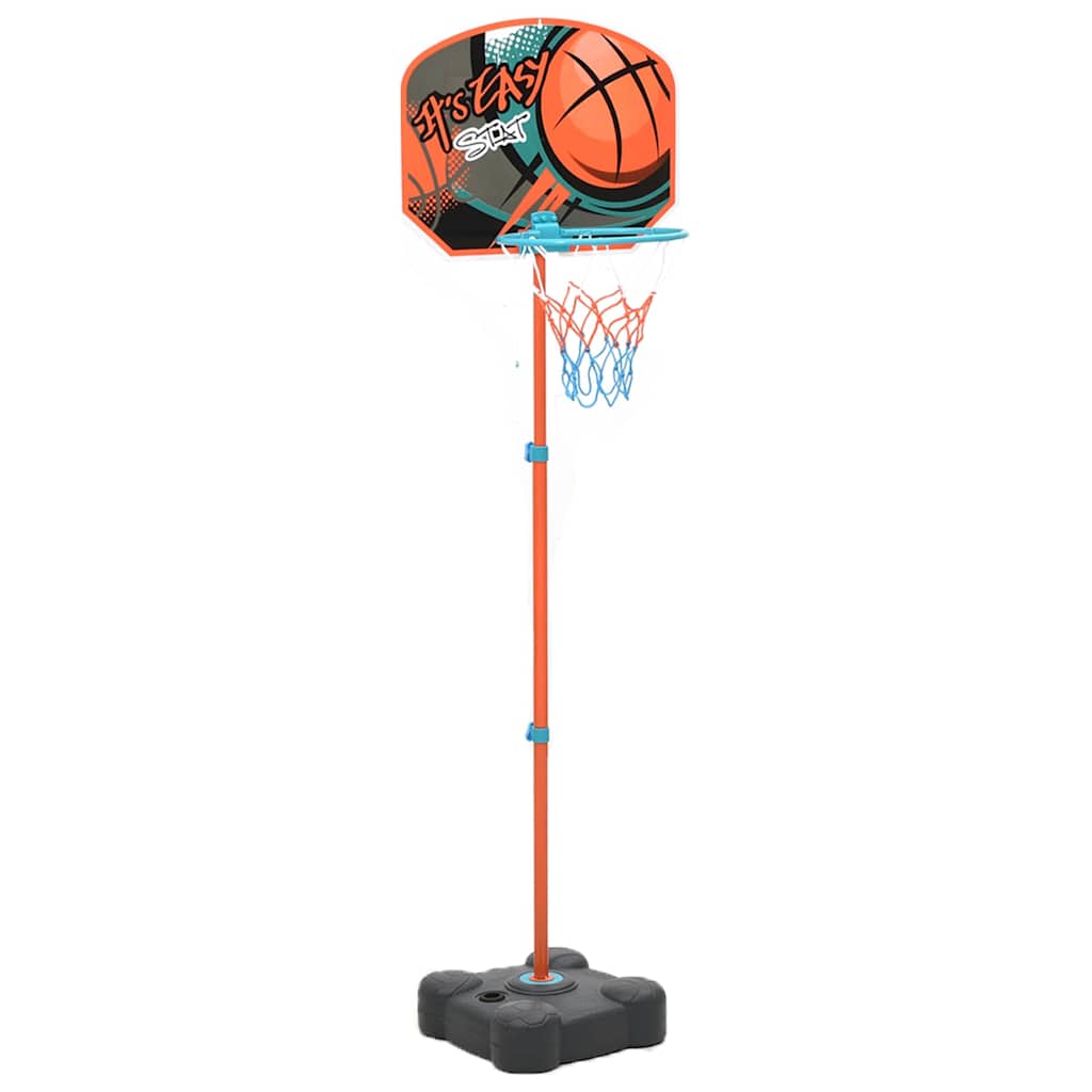 bærbart basketballsæt justerbart 109-141 cm billede