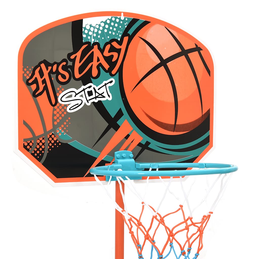 bærbart basketballsæt justerbart 109-141 cm