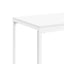 sidebord 40x30x59 cm konstrueret træ hvid
