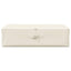opbevaringskasse 70x40x18 cm stof cremefarvet