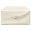 opbevaringskasse 70x40x18 cm stof cremefarvet