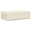opbevaringskasse 70x40x18 cm stof cremefarvet