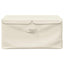 opbevaringskasse 50x30x25 cm stof cremefarvet