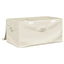 opbevaringskasse 50x30x25 cm stof cremefarvet