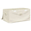 opbevaringskasser 2 stk. 50x30x25 cm stof cremefarvet