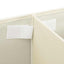 opbevaringskasser 2 stk. 50x30x25 cm stof cremefarvet