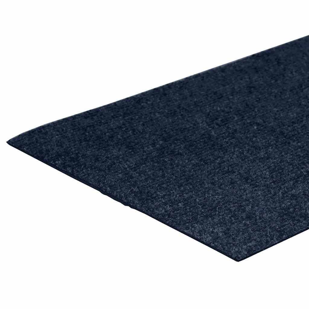 trappemåtter selvklæbende 15 stk. 60x25 cm marineblå rektangulære