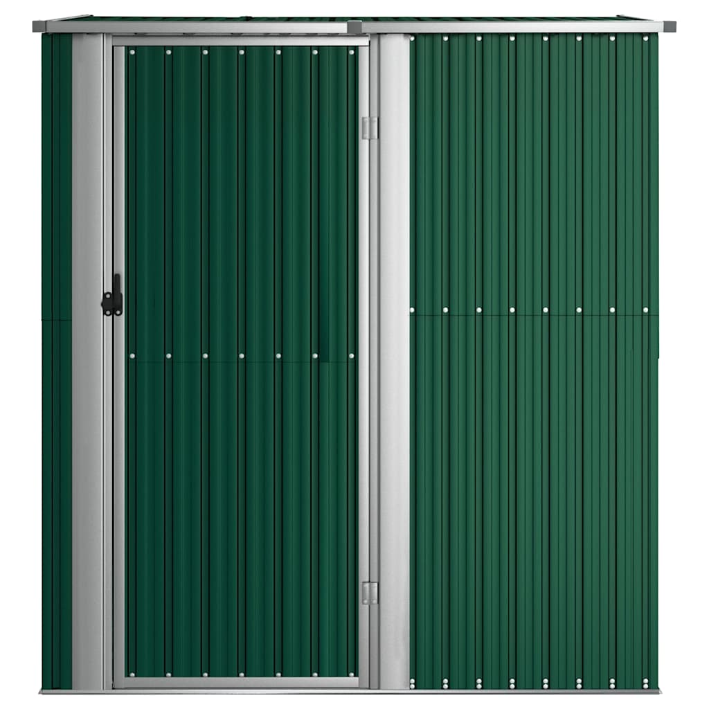 haveskur grøn 180,5x97x209,5 cm galvaniseret stål