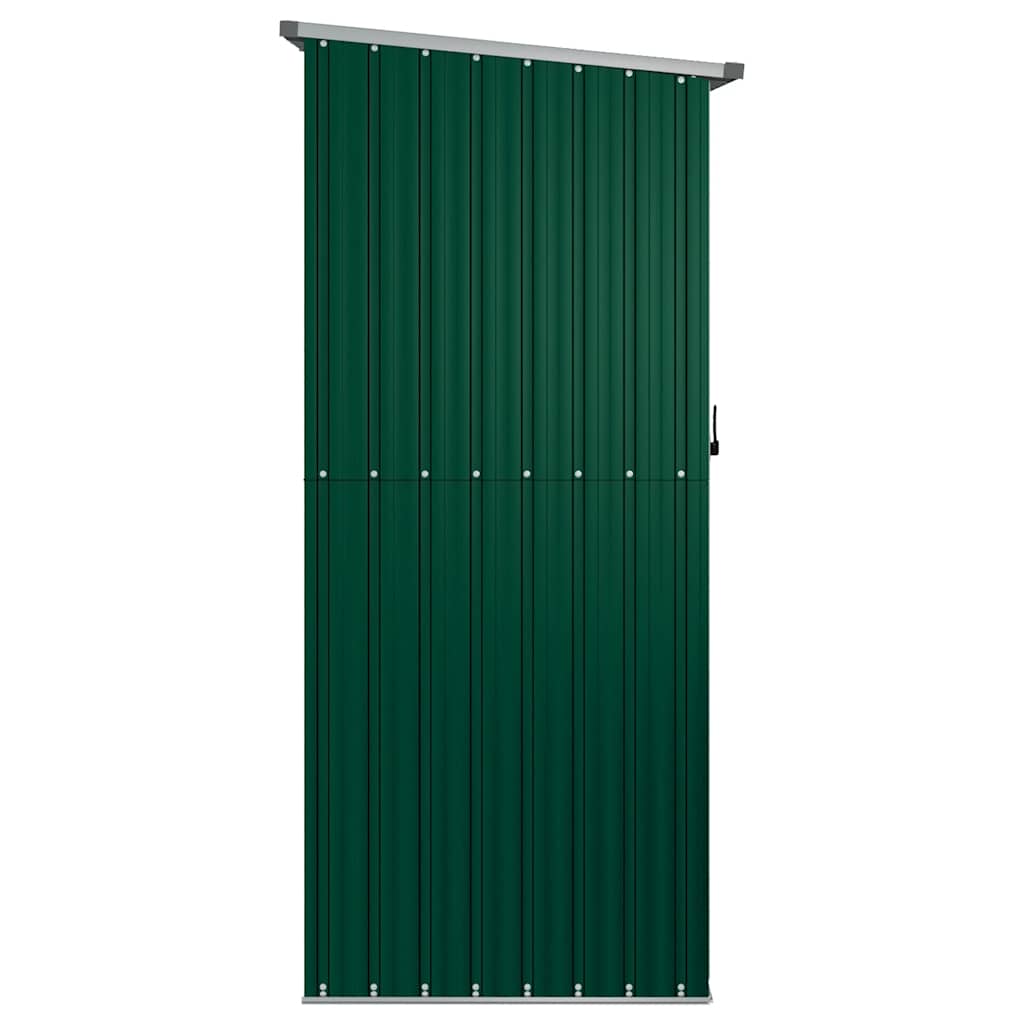 haveskur grøn 180,5x97x209,5 cm galvaniseret stål