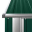 haveskur grøn 180,5x97x209,5 cm galvaniseret stål