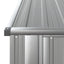 haveskur 180,5x97x209,5 galvaniseret stål grå