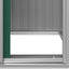 haveskur 126x97,5x177 cm galvaniseret stål grøn