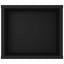 væghængt tv-bord 100x30x26,5 cm konstrueret træ sort