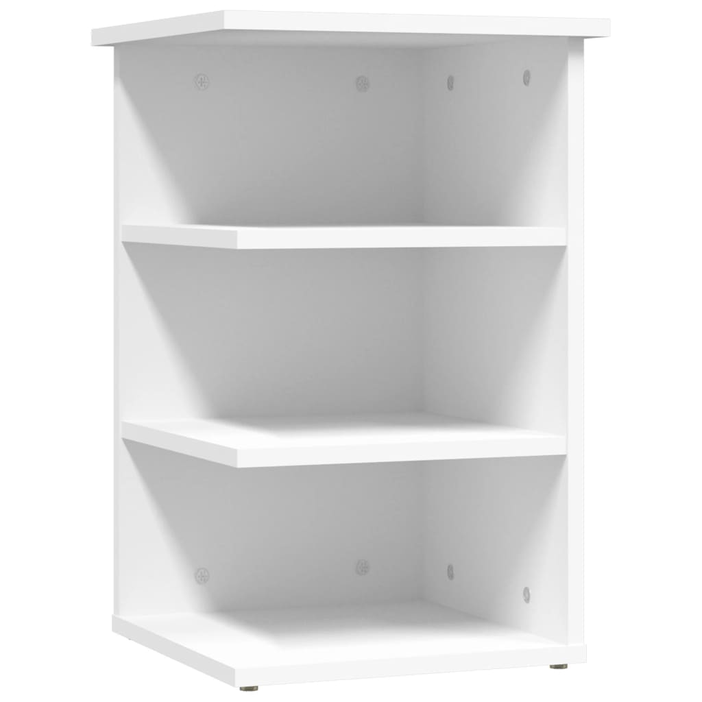 sideskab 35x35x55 cm konstrueret træ hvid