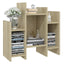 sideskab 60x26x60 cm konstrueret træ sonoma-eg