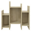 sideskab 60x26x60 cm konstrueret træ sonoma-eg