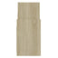 sideskab 60x26x60 cm konstrueret træ sonoma-eg