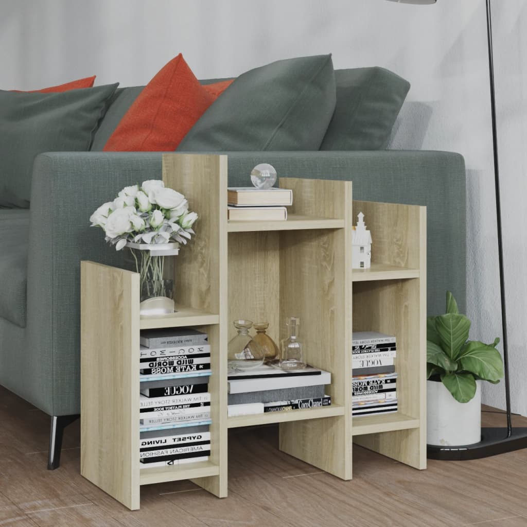 sideskab 60x26x60 cm konstrueret træ sonoma-eg