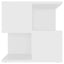 sidebord 40x40x40 cm konstrueret træ hvid