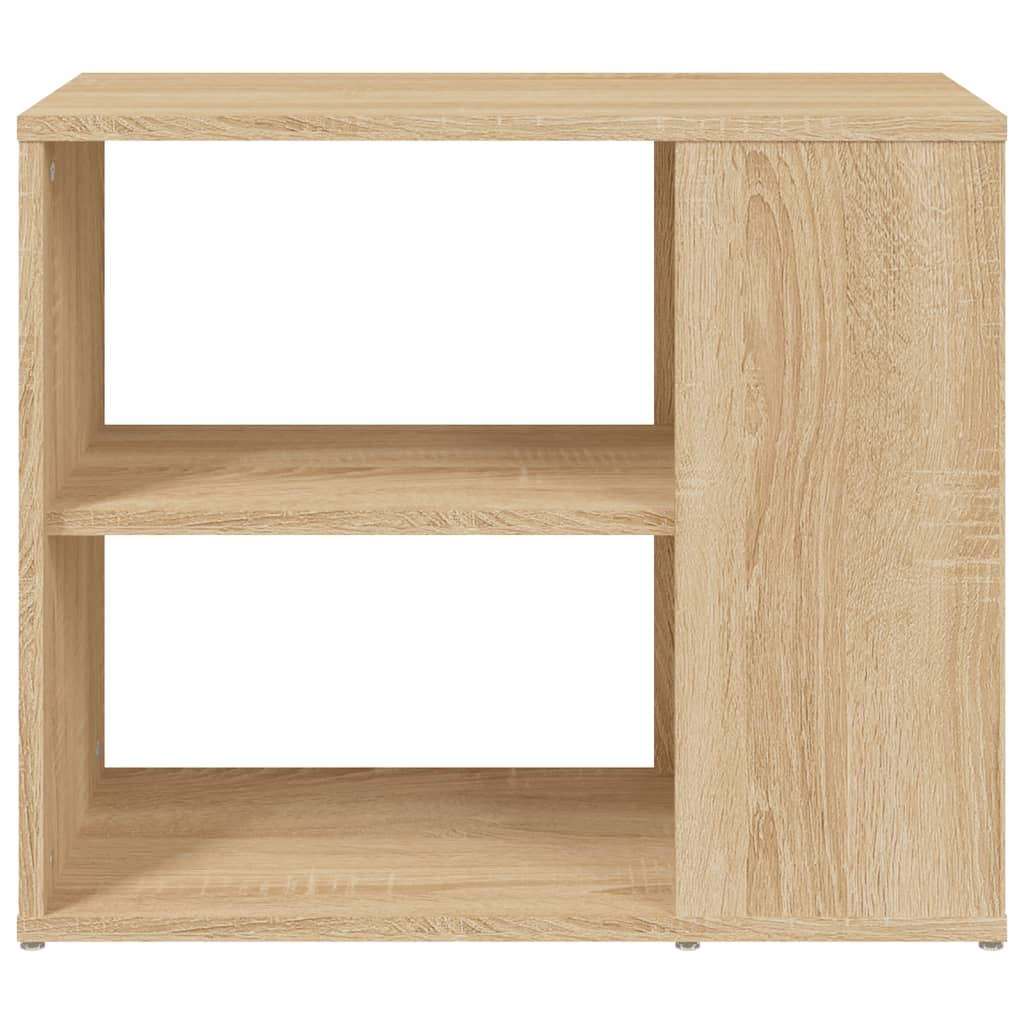 sideskab 60x30x50 cm konstrueret træ sonoma-eg