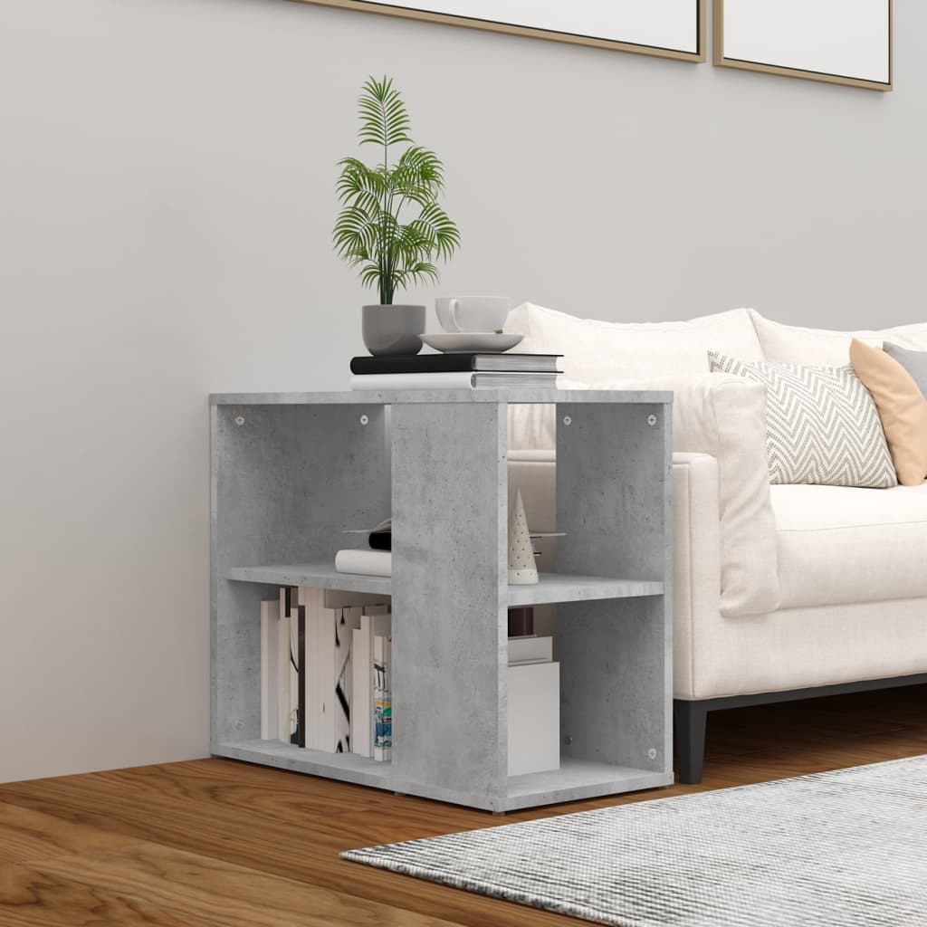 sideskab 60x30x50 cm konstrueret træ betongrå