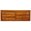 konsolbord til haven 110x40x75 cm massivt akacietræ