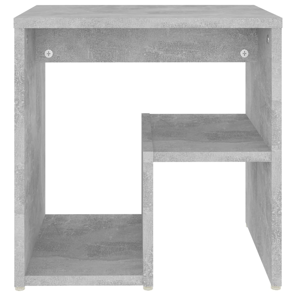 sengeskab 40x30x40 cm konstrueret træ betongrå