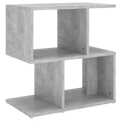 sengebord 50x30x51,5 cm konstrueret træ betongrå