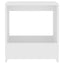 sidebord 50x26x50 cm konstrueret træ hvid