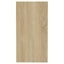 sidebord 50x26x50 cm konstrueret træ sonoma-eg