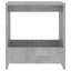sidebord 50x26x50 cm konstrueret træ betongrå