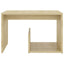 sidebord 59x36x38 cm konstrueret træ sonoma-eg