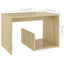 sidebord 59x36x38 cm konstrueret træ sonoma-eg