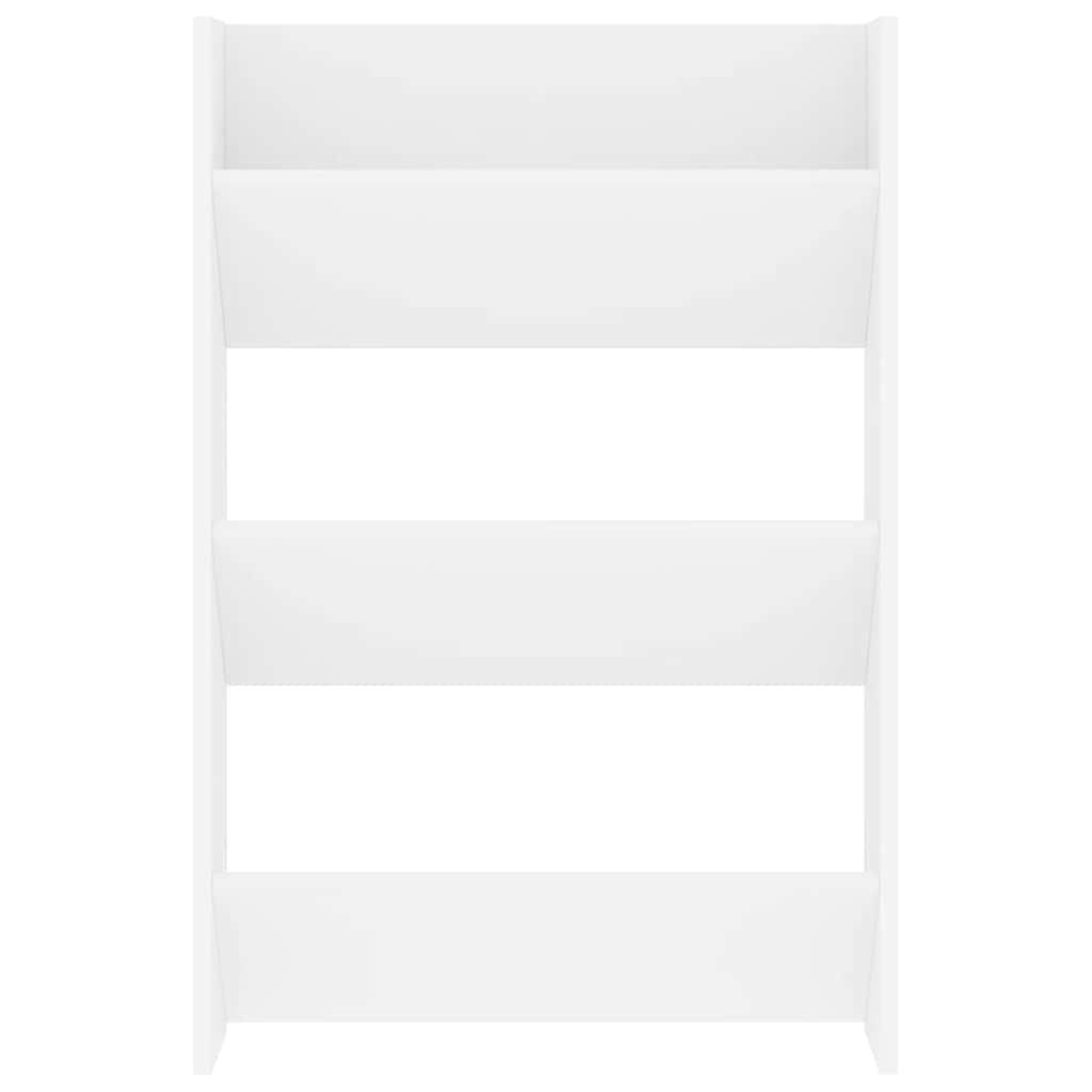 væghængt skoskab 60x18x90 cm spånplade hvid