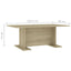 sofabord 103,5x60x40 cm konstrueret træ sonoma-eg